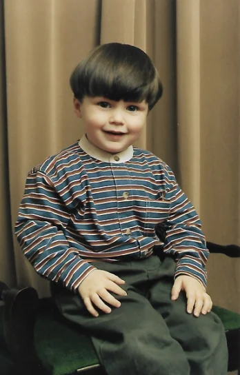 Dan as a child in Ireland